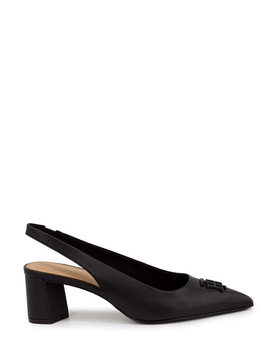 Feminine Sling Back Black / 36