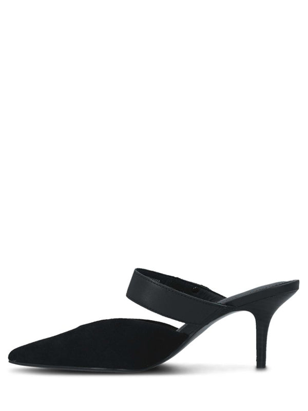 Feminine Mid Heel Mu Black / 36