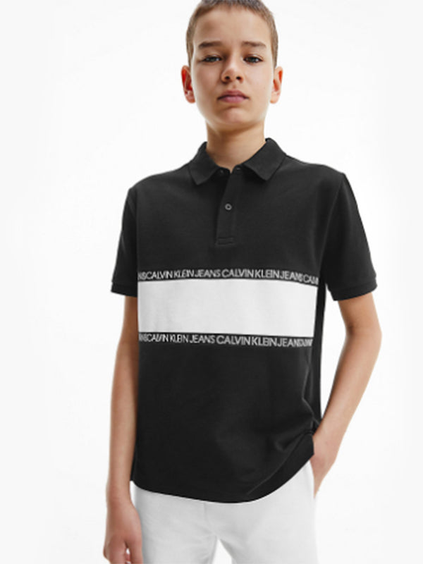 Logo Colour Block Po Ck Black / 10