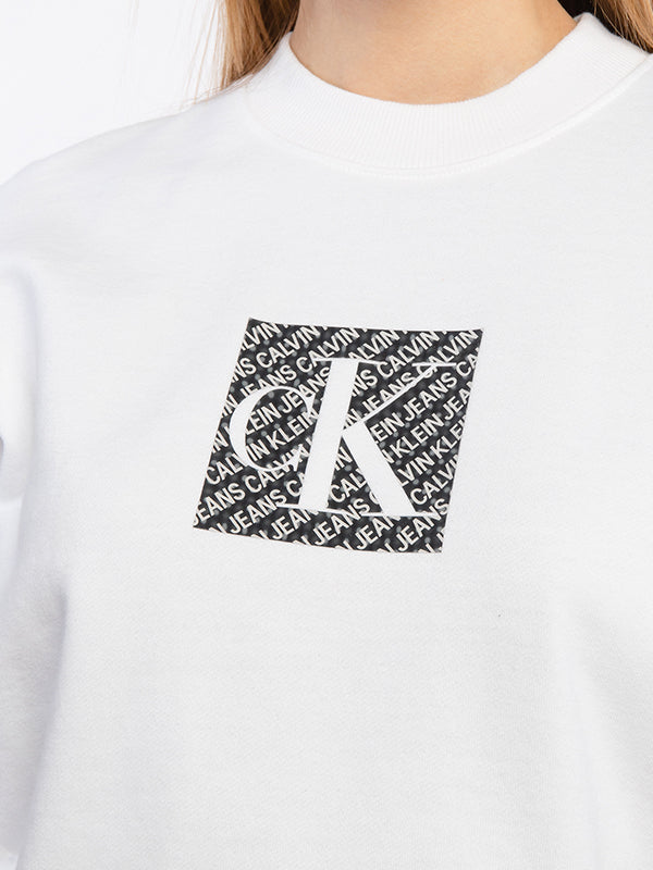 Hologram Logo Crew N Bright White / L