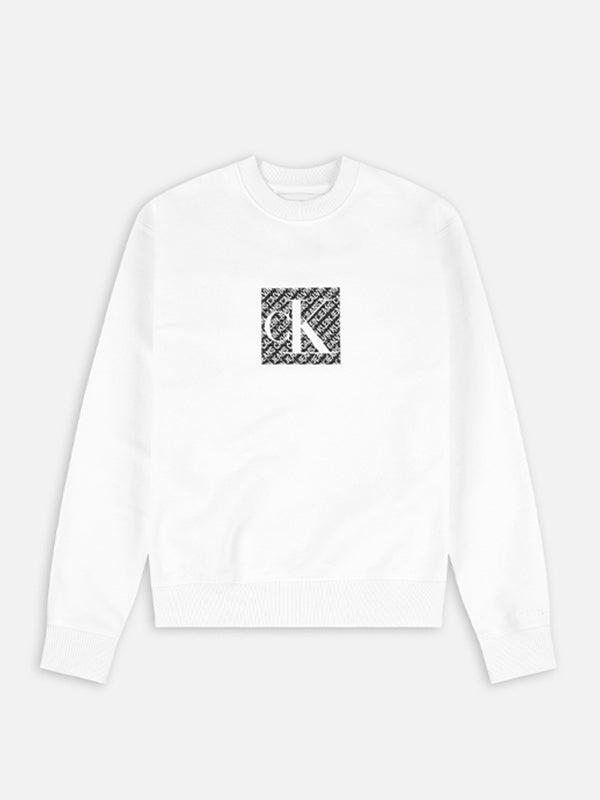 Hologram Logo Crew N Bright White / L