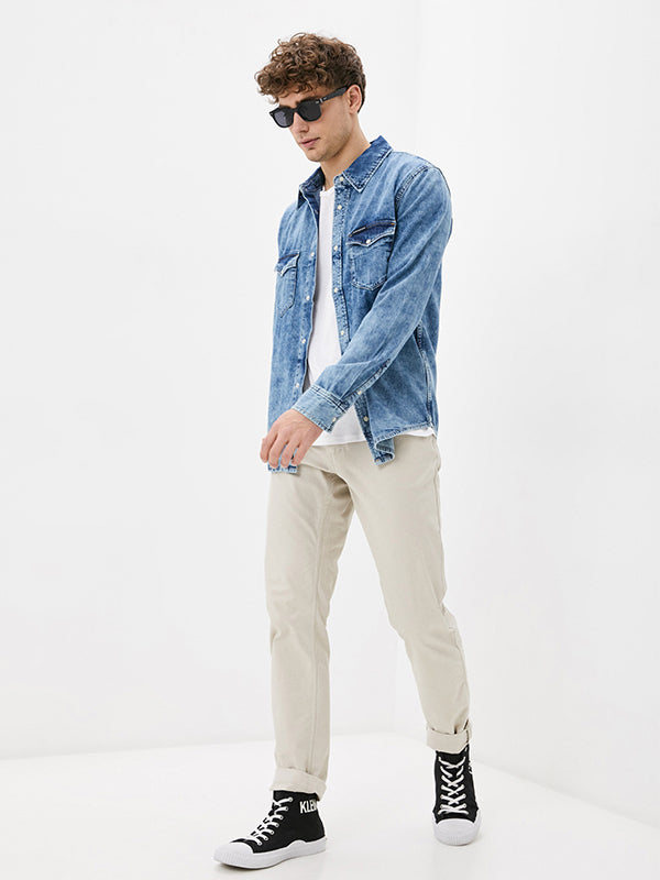 Modern Western Shirt Denim Light / L