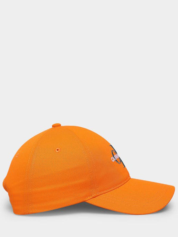 Monogram Cap Embro Vivid Orange / OS