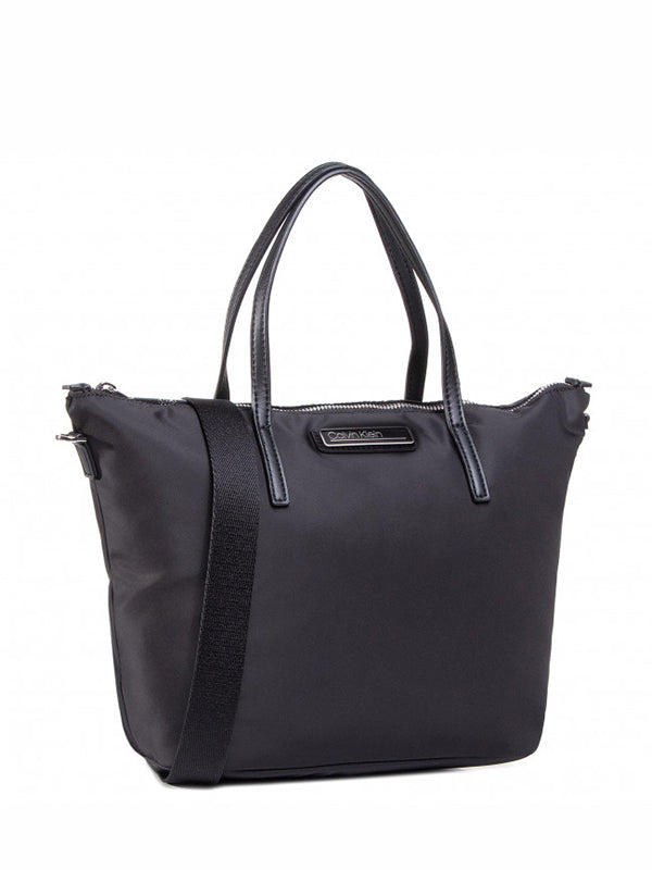 Shopper W/Zip Sm Ck Black / OS