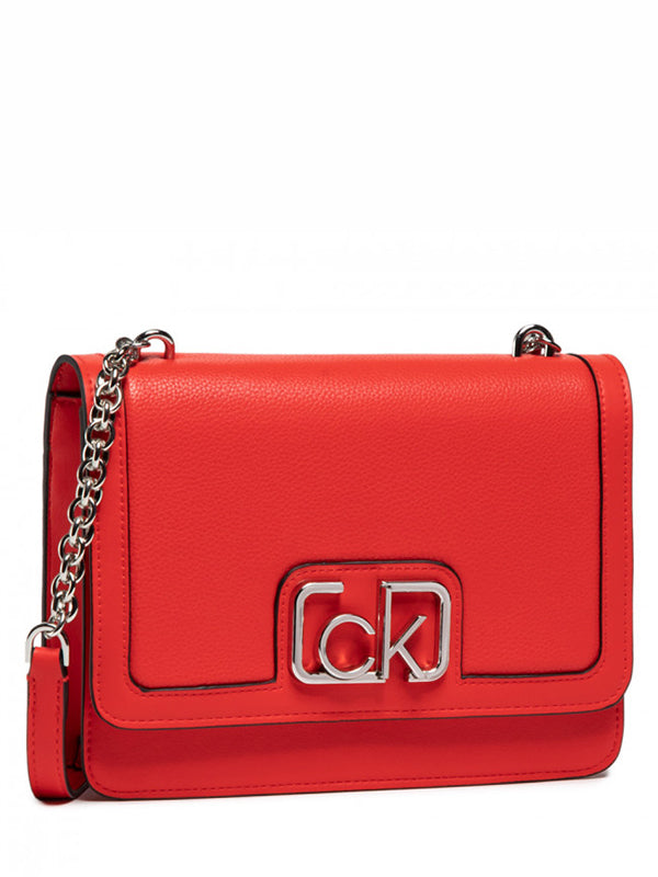 Flap Shoulder Bag Md Vibrant Coral / OS