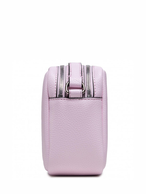 Double Zip Crossbody Pearly Pink / OS