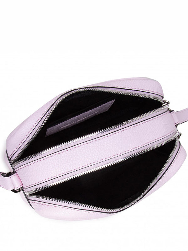 Double Zip Crossbody Pearly Pink / OS