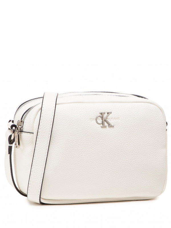 Double Zip Crossbody Bright White / OS