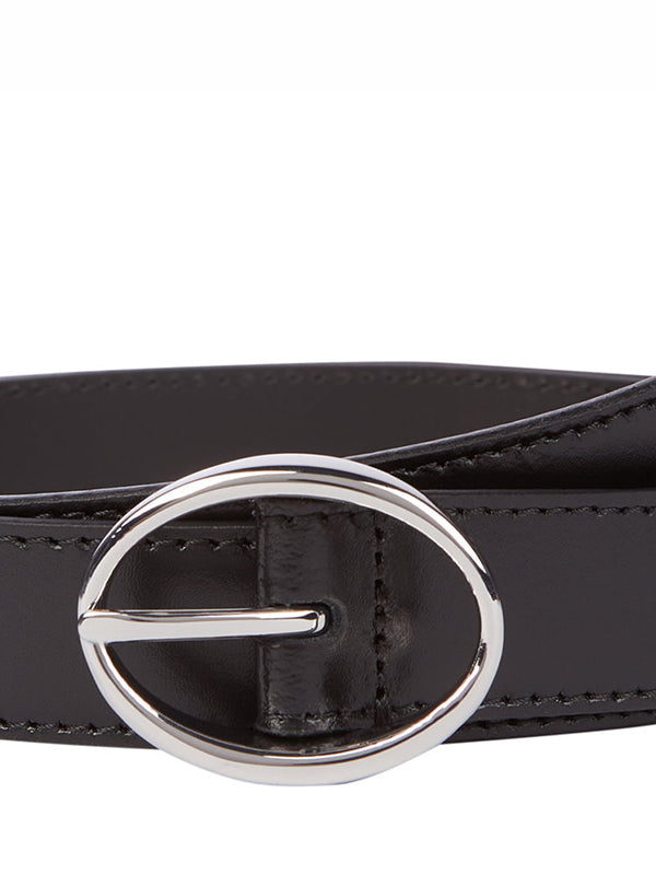 Rounded Classic Belt Black / 100