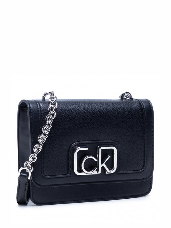 Flap Shoulder Bag Sm Ck Black / OS