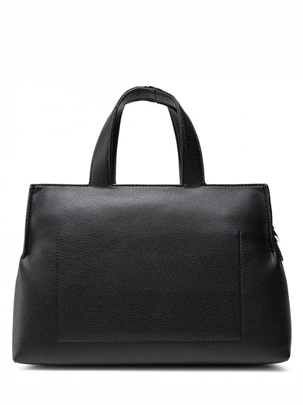 Tote W/Zip Md Ck Black / OS