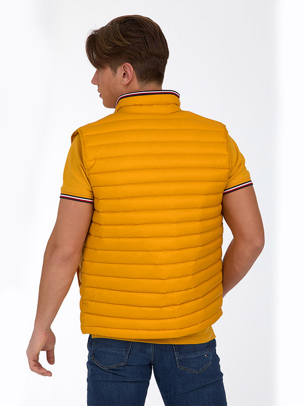 Packable Down Vest Courtside Yellow / L