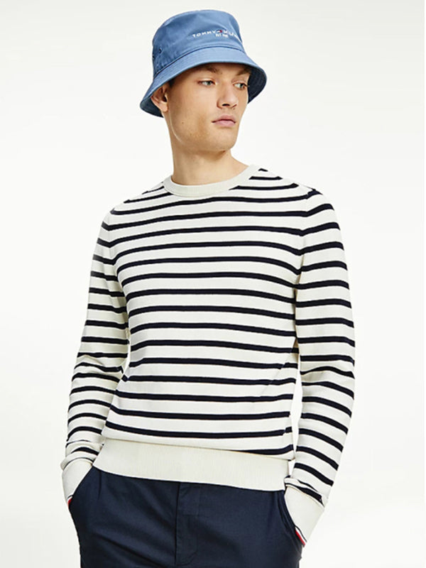 Breton Stripe Sweate Ivory / L