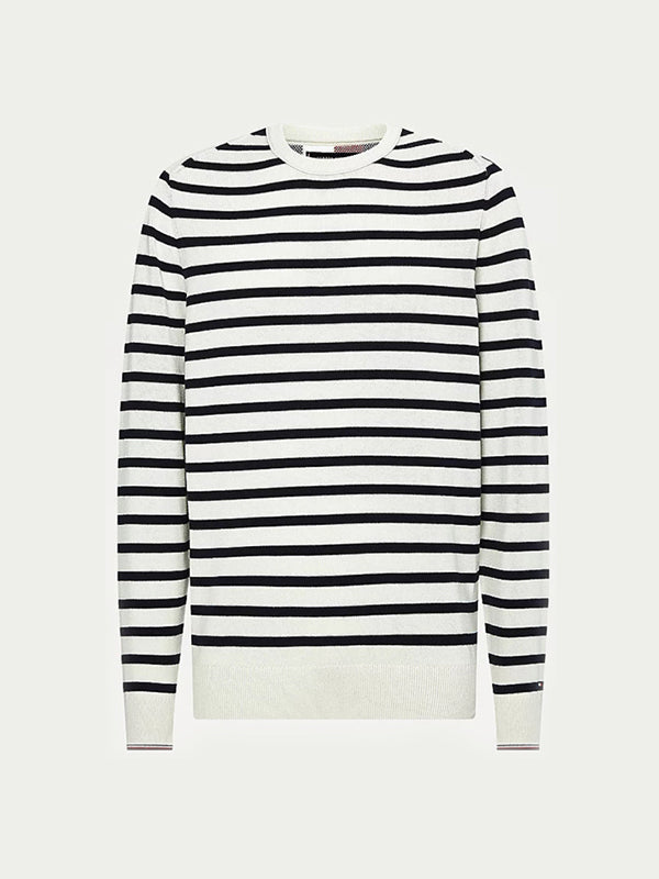 Breton Stripe Sweate Ivory / L