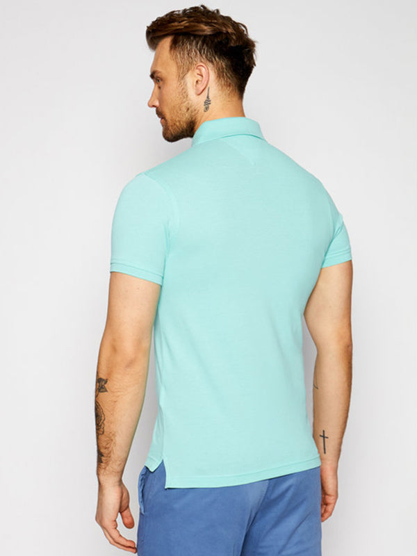 Core 1985 Slim Polo Miami Aqua / L