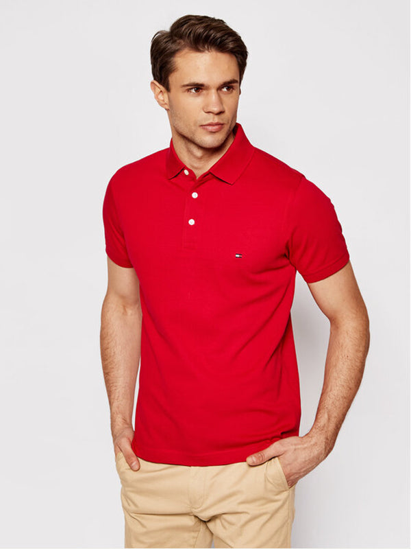 Core 1985 Slim Polo Primary Red / L