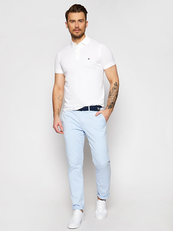 Core 1985 Slim Polo White / L