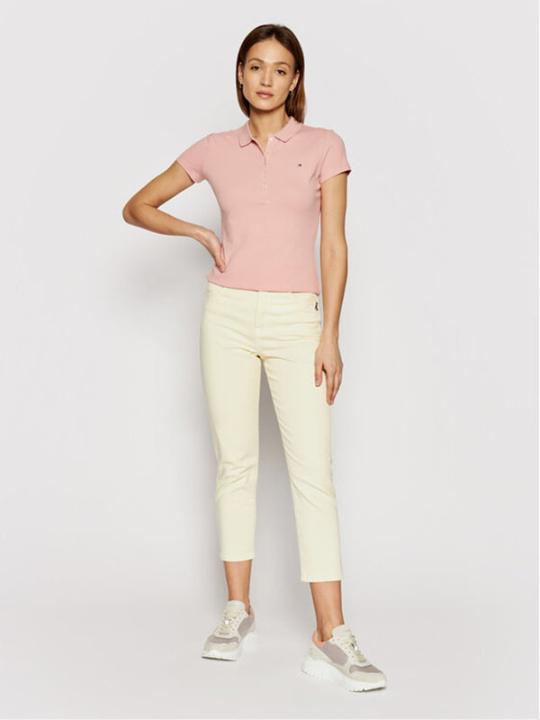 Short Sleeve Slim Po Soothing Pink / L