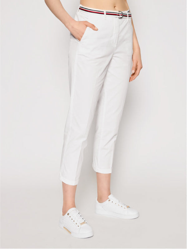 Co Tencel Chino Slim White / R40