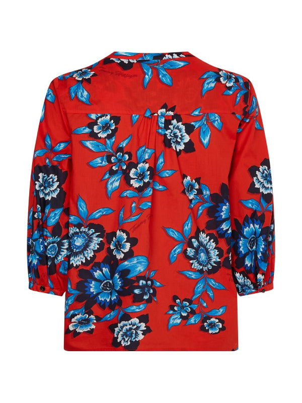 Voile Floral Blouse Hot House Floral / Fireworks / 42