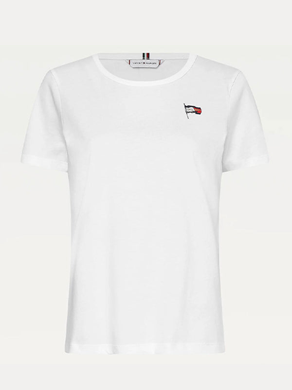 Regular Flag C-Nk Te White / L