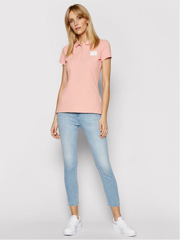 Slim Tommy Box Polo Soothing Pink / L