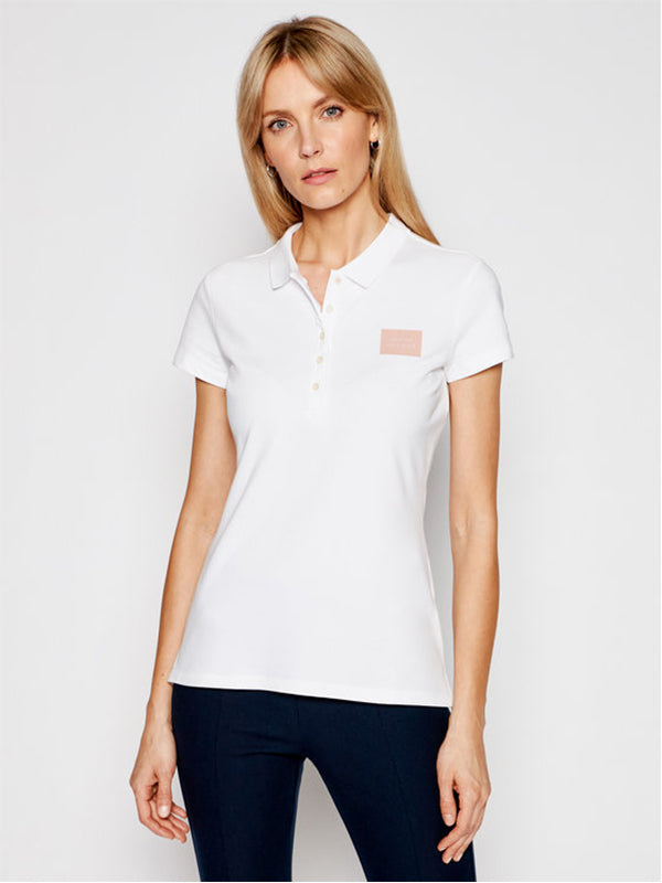 Slim Tommy Box Polo White / L