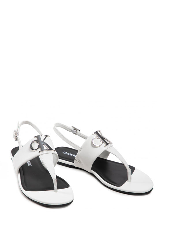 Flat Sandal Hw Lth Bright White / 41