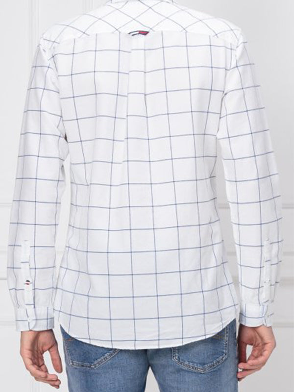 Tjm Window Pane Shir CLASSIC WHITE / L