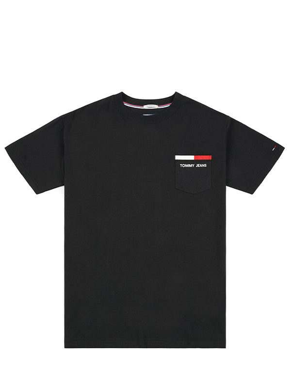 Tjm Back Stripe Tee TOMMY BLACK / L