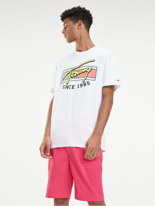 Tjm Neon Script Tee CLASSIC WHITE / L