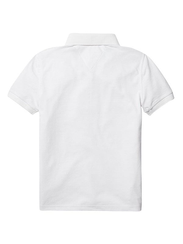 Boys Tommy Polo S/S Bright White / 10