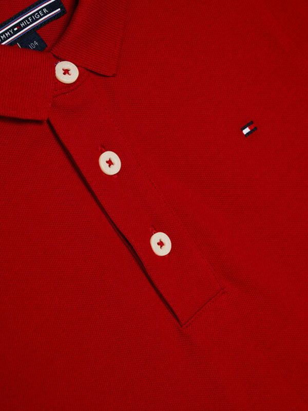 Boys Tommy Polo S/S Apple Red / 10