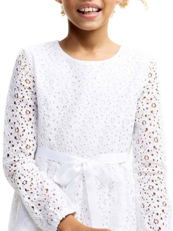 Signature Lace Dress Bright White / 10