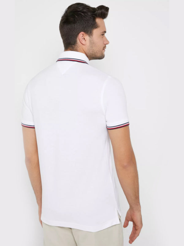 Tommy Tipped Slim Po BRIGHT WHITE / L