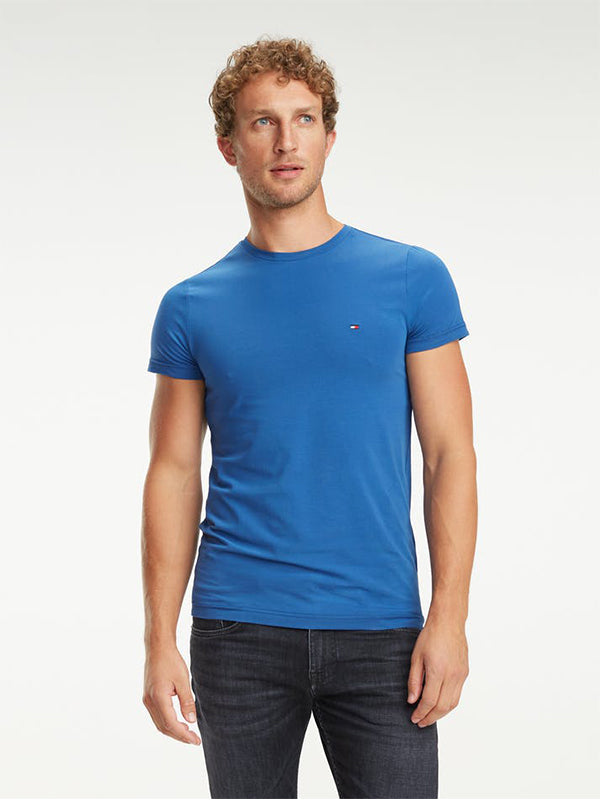 Stretch Slim Fit Tee BLUE QUARTZ / L