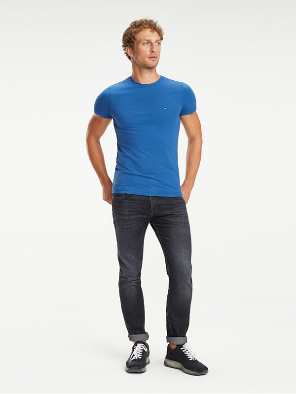 Stretch Slim Fit Tee BLUE QUARTZ / L