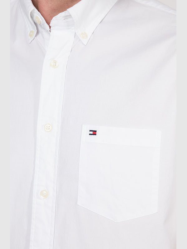 Stretch Poplin Shirt BRIGHT WHITE / L