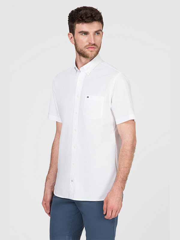 Stretch Poplin Shirt BRIGHT WHITE / L