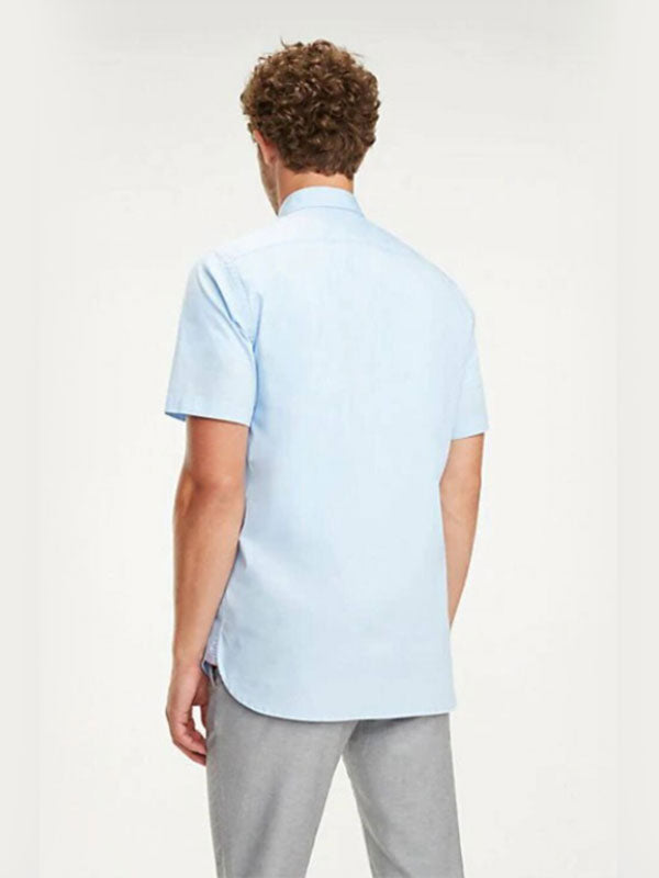 Stretch Poplin Shirt LIGHT SHIRT BLUE / L