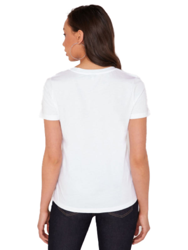 Velia Round-Nk Tee S CLASSIC WHITE / L