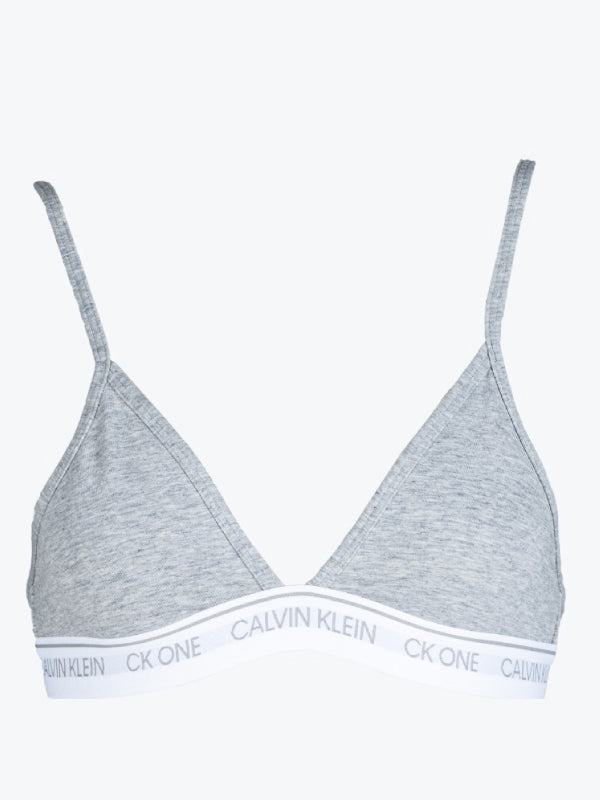 Unlined Triangle GREY HEATHER / L