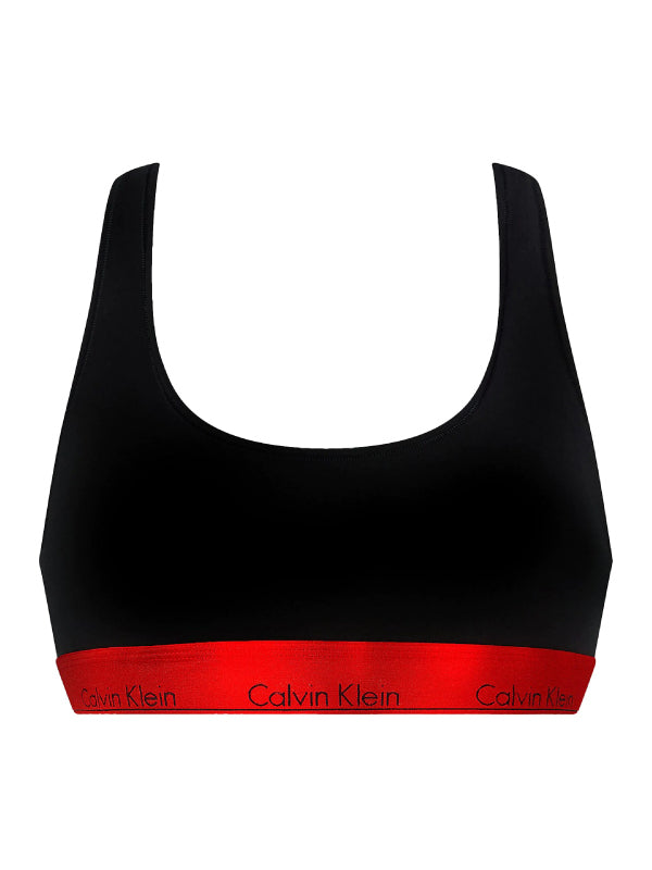 Unlined Bralette BLACK_RED GALA WB / L