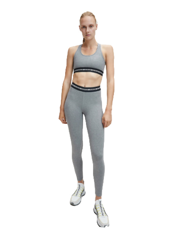 Wo - Cotton Elastane Tight MEDIUM GREY HEATHER / L