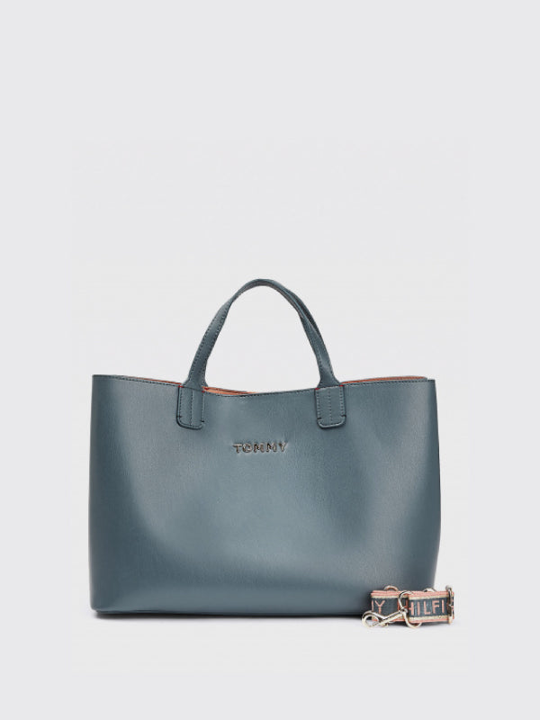 Iconic Tommy Satchel Charcoal Blue / OS