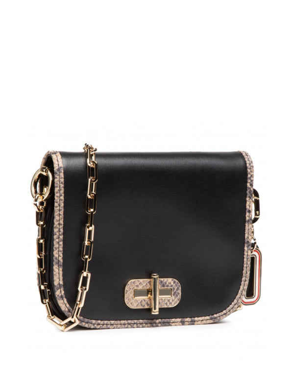 Leather Statement Sm Crossover Black / OS