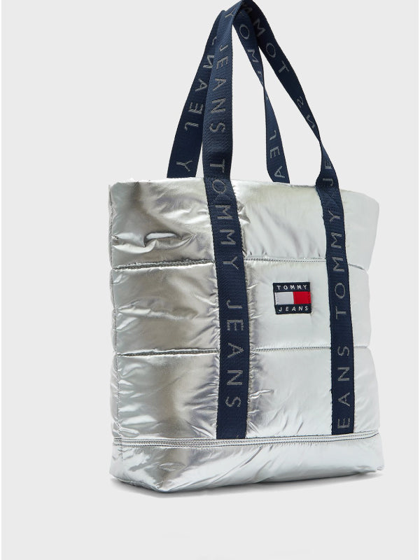 Tjw Heritage Puffer Tote Silver / OS