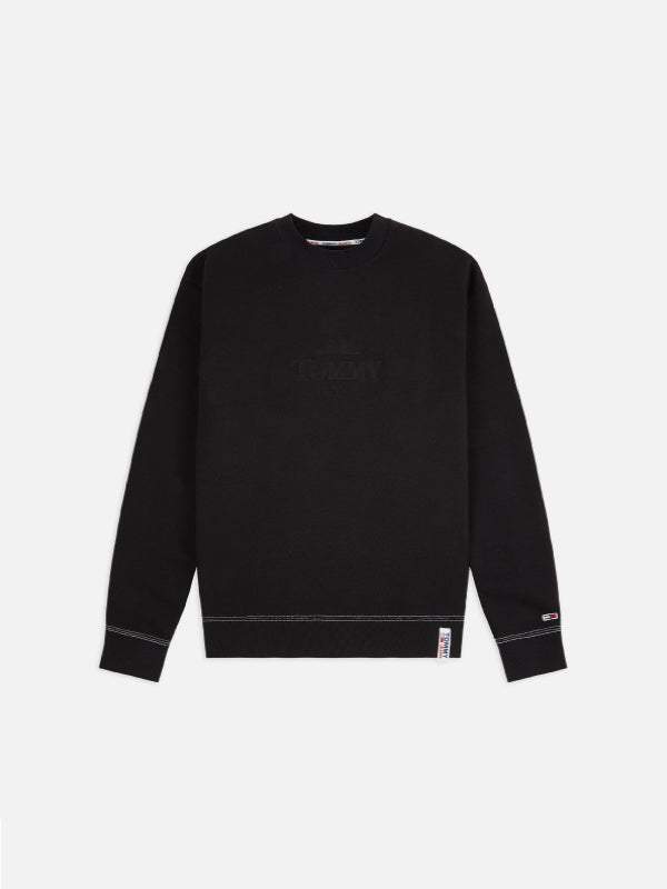 Tjm Tonal Graphic Crew Black / L