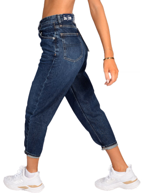 Mom Jean Hr Tprd Bf Svdprg Tj Save Fa Deep Blue Rig / 3027