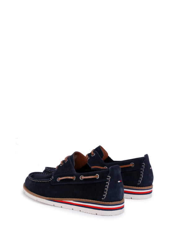 Suede Hilfiger Boatshoe Desert Sky / 42